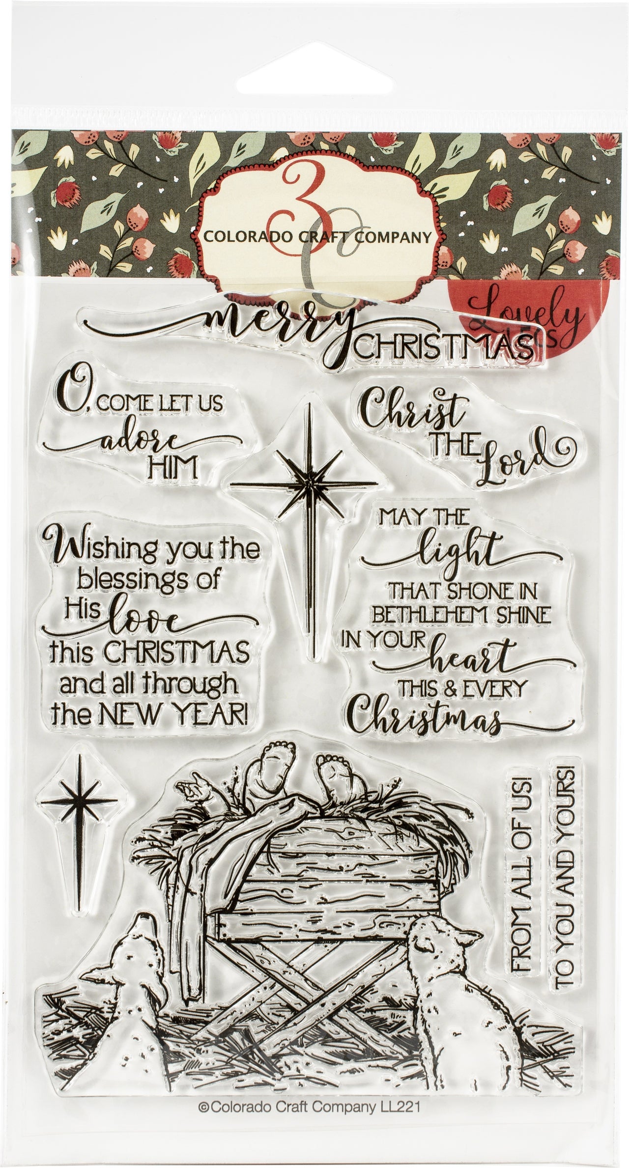 Colorado Craft Company Clear Stamps 4"X6" - Bethlehem's Light-Lovely Legs