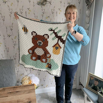 Honeybear c2c blanket