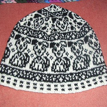 Dalmatian beanie