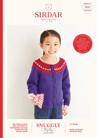 Yoke Jumper in Sirdar Snuggly Replay DK - 2553 - Downloadable PDF