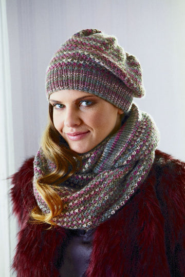 Loop und Beanie in Schachenmayr Universa Color - S7549  