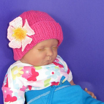 Baby Flower Beanie Hat