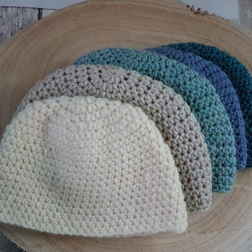 Cute baby beanie size to adult