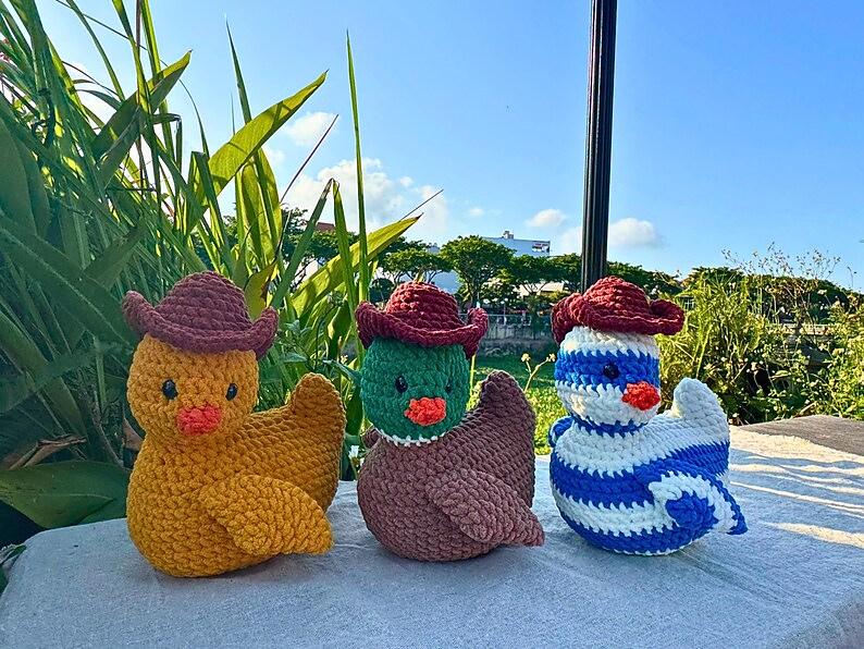 Cute Duck Crochet  No Sew