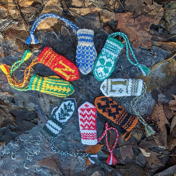 Folk Mitten Ornament