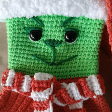 Christmas sock Grinch