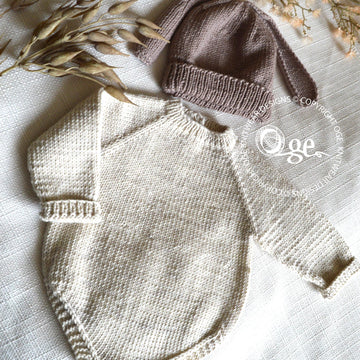 KNITTING PATTERN-Darley's top down romper and hat - P279