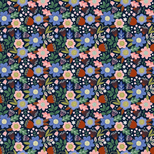 Poppy Fabrics - Flowers Jersey