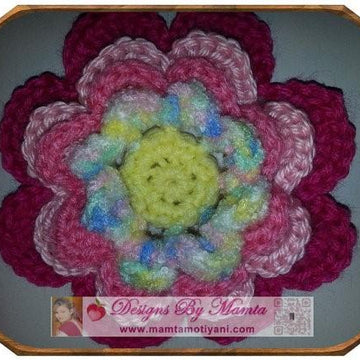 Crochet Rose Pattern Easy Large Flower