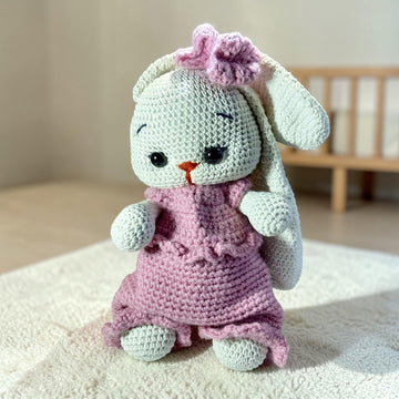 Crochet Bunny Amigurumi Pattern – Long & Short Ear Options
