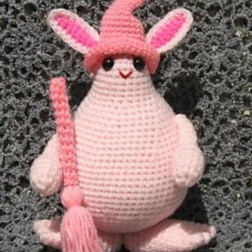 The Pink Rabbit Monster Witch