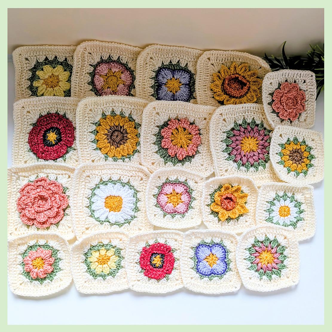 Petal Parade Granny Squares