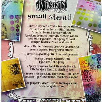 Ranger Dyan Reaveley's Dylusions Stencils 5"X8" - Betsy's Block