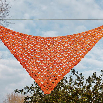 Lacy Triangular Shawl