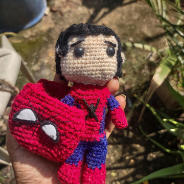 Spiderman with removable mask