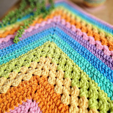 Chenille Granny's Gone Rogue Lap Blanket