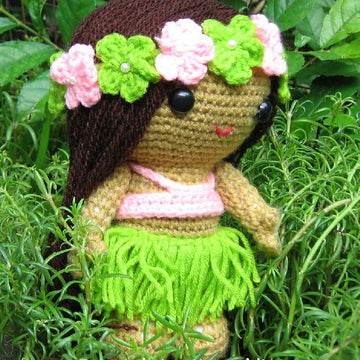 Anela the Hula Girl - PDF Crochet Pattern