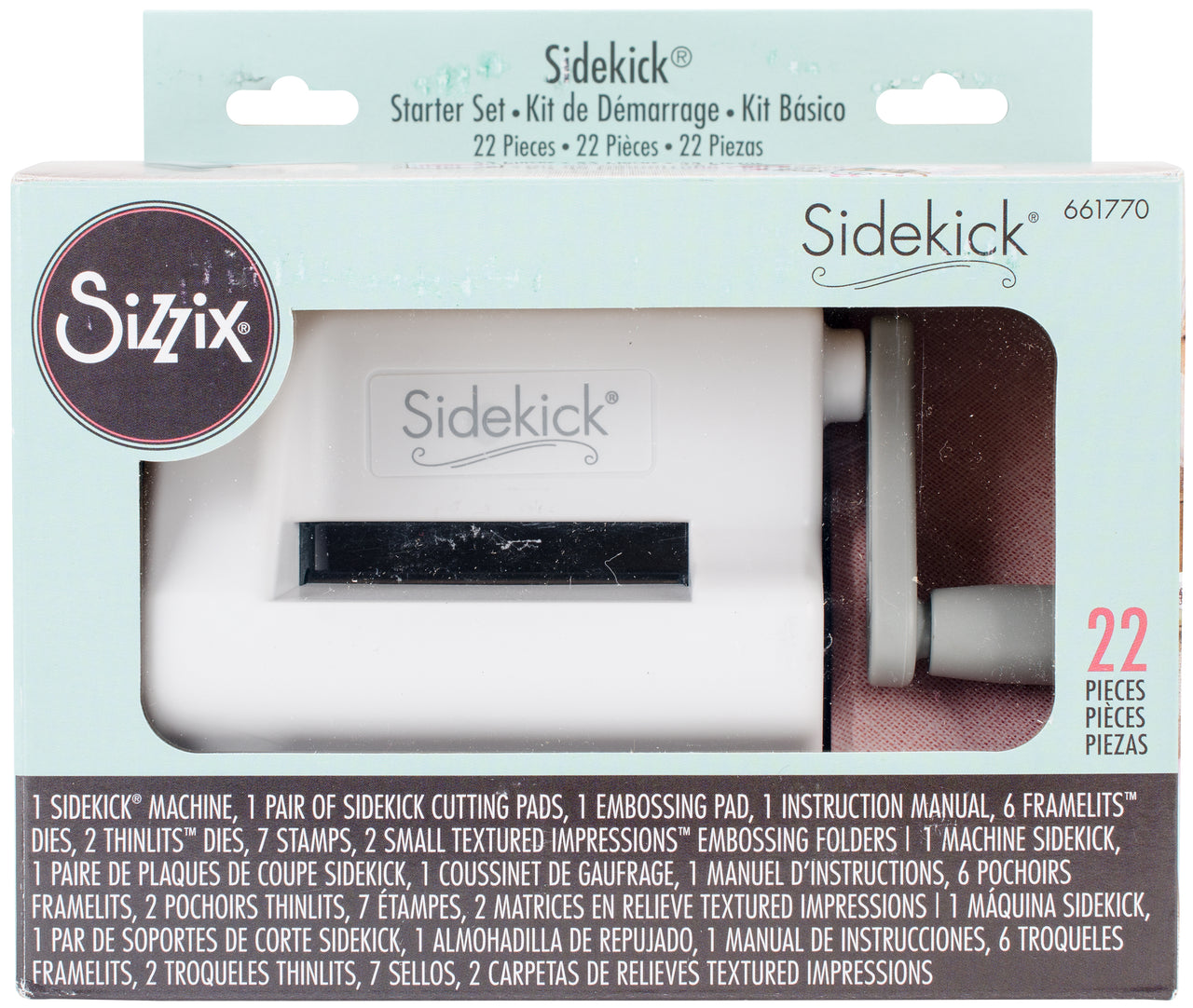 DUPLICATE Sizzix Sidekick Starter Kit - White & Gray