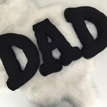 I Love DAD Letter Pillows