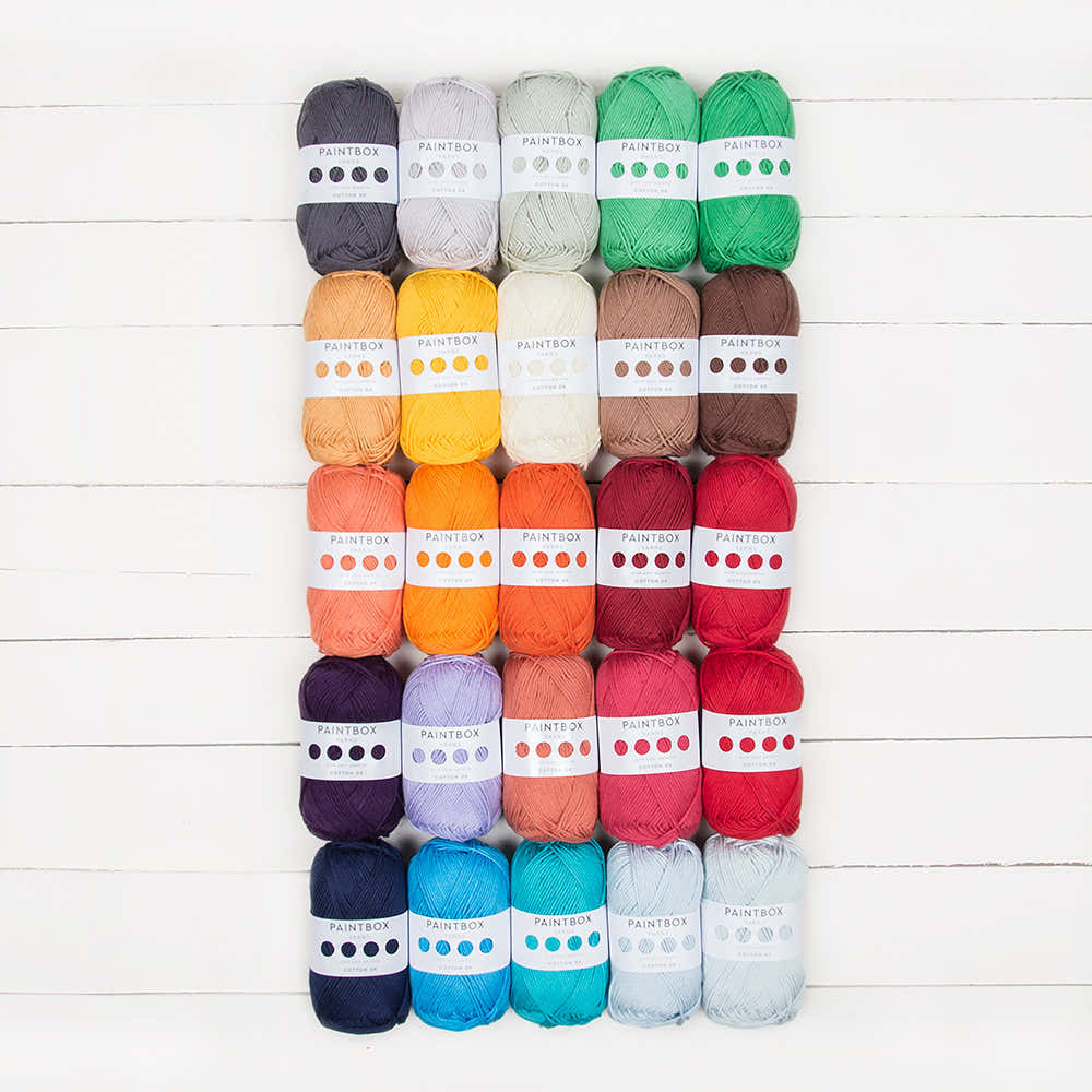 Paintbox Yarns Cotton DK 25 Ball Colour Pack