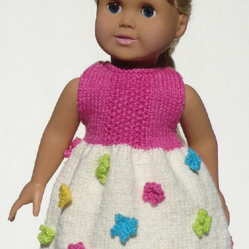California Collection - Darling Dresses, Knitting Patterns fit American Girl and other 18-Inch Dolls