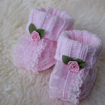 Spring Baby Booties