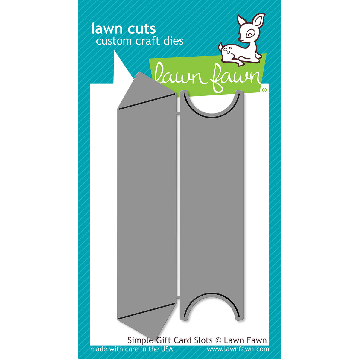 Lawn Fawn Lawn Cuts Custom Craft Die - Simple Gift Card Slots