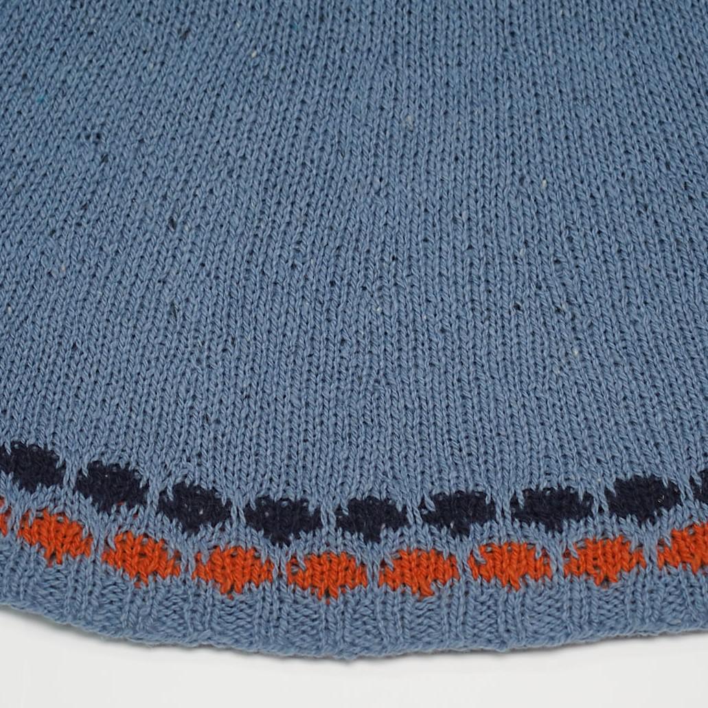 Easy Colorwork Poncho in Cascade Yarns Aegean Tweed - DK632 - Downloadable PDF