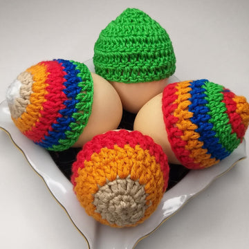 Crochet Easter egg cozy pattern