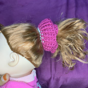 Crochet scrunchy