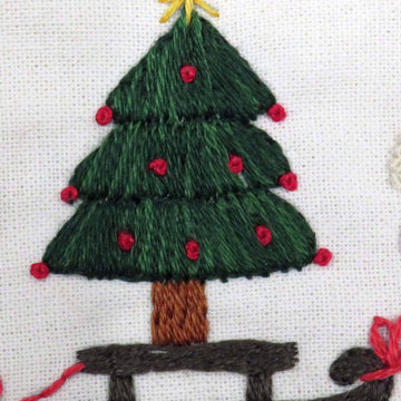 Stitchdoodles Santa's on his Way Christmas Pattern