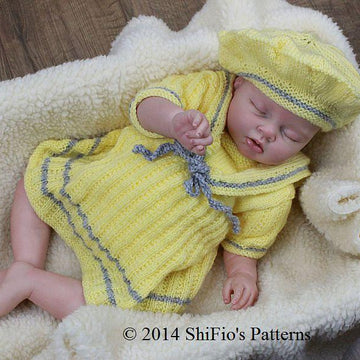 Sailor Dress Knitting Pattern #186