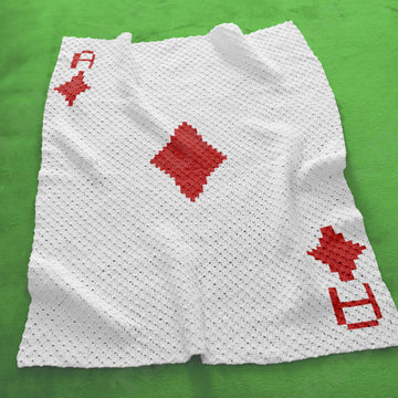 Ace of Diamonds Blanket C2C CROCHET PATTERN