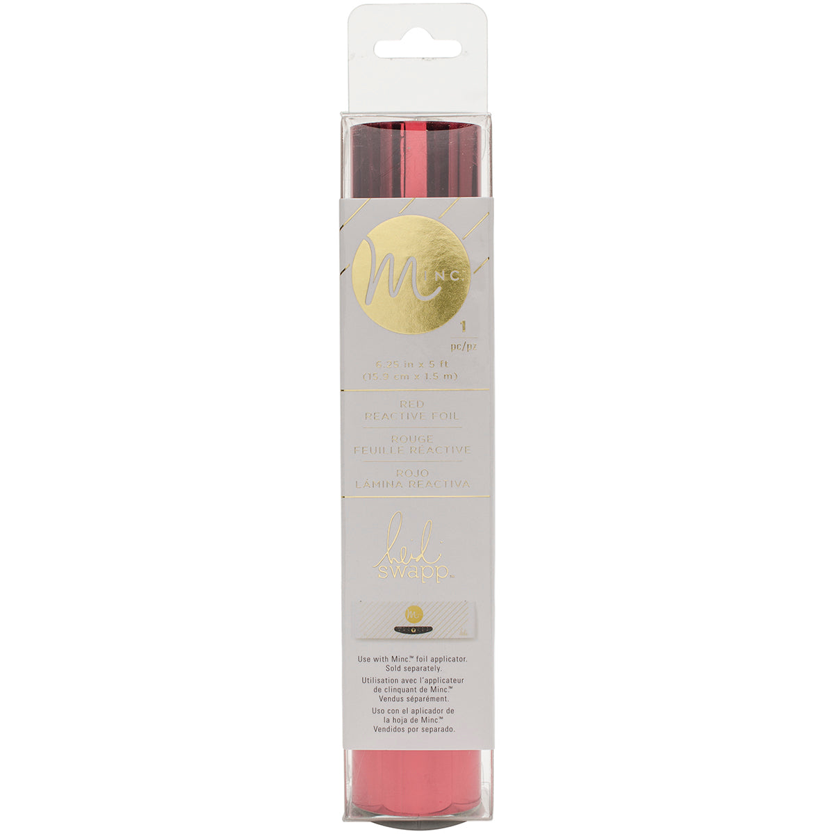 American Crafts Heidi Swapp Minc Reactive Foil 6"X5' Roll - Red