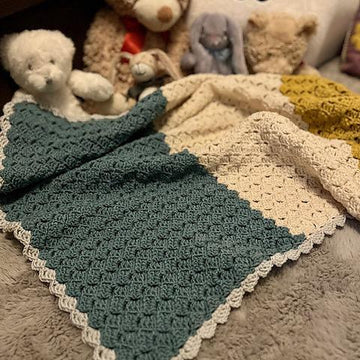 Waves of Squares blanket