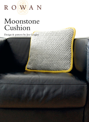 Moonstone Cushion in Rowan Pure Wool Worsted