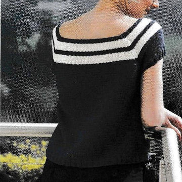 Square Neck Stripe Top