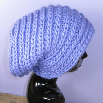 Super Chunky Side Rib Slouch Hat