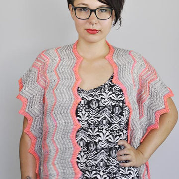 Chevron Fringe Scarf