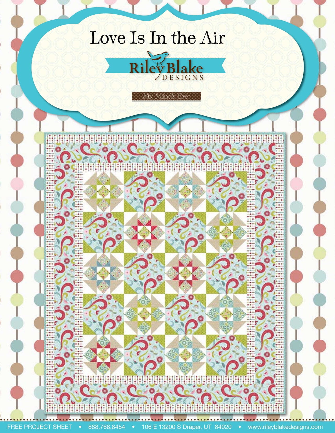 Riley Blake Love is in the Air - Downloadable PDF