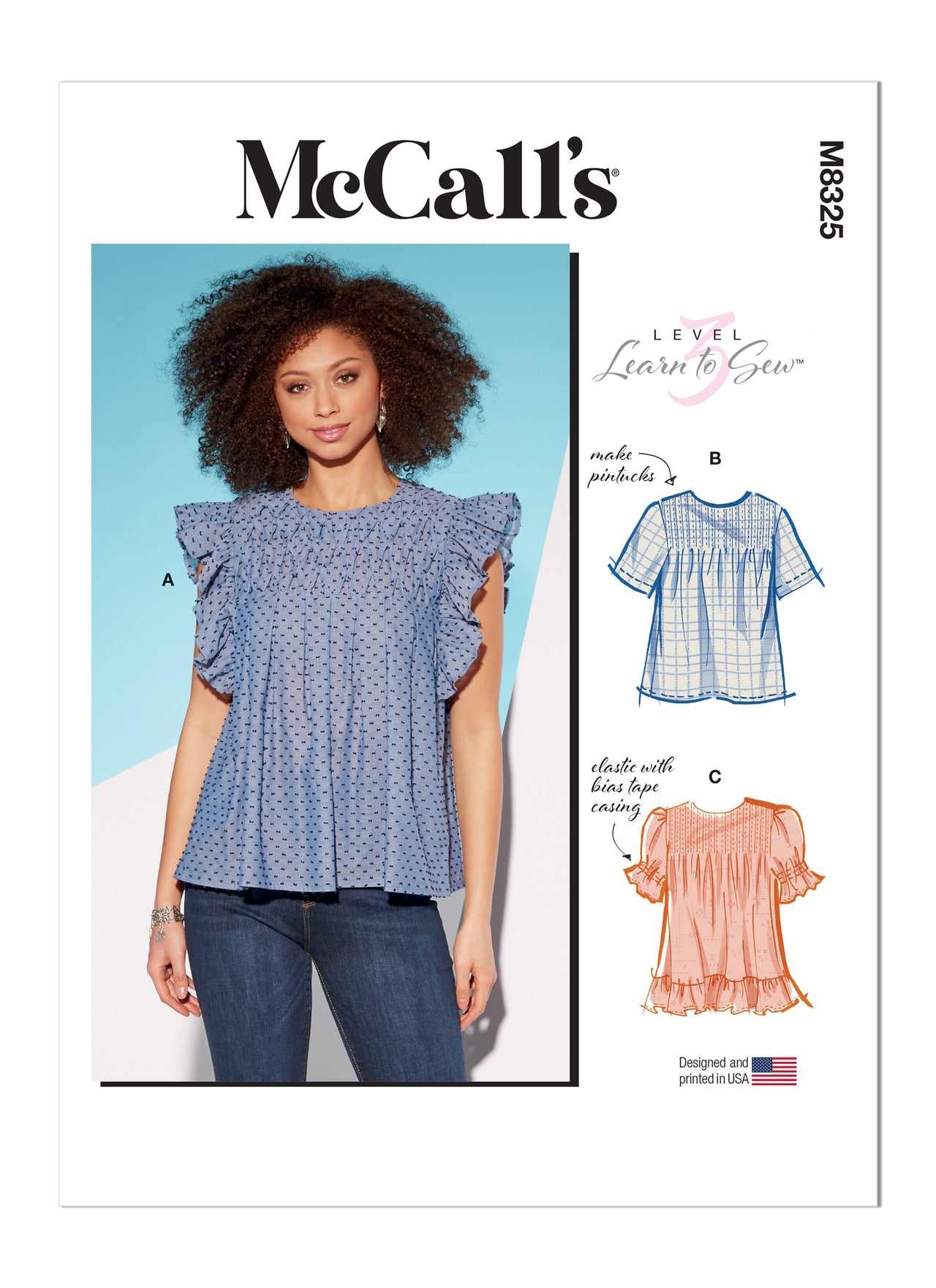 McCall's Misses' Tops M8325 - Sewing Pattern