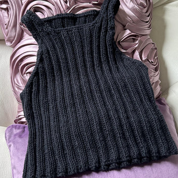 AW05 Cropped Rib Top