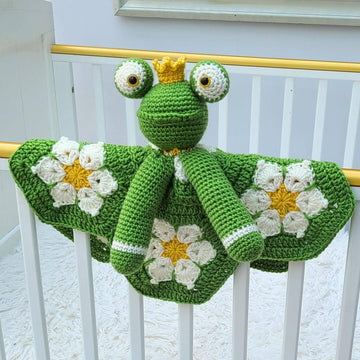 Froggy The Frog Lovey Baby Comforter