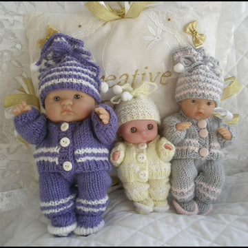5-8” Berenguer Dolls Knitting pattern