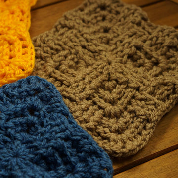 Basketweave granny square