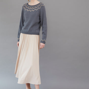 Billie Jumper - Knitting Pattern For Women in Debbie Bliss Rialto 4 Ply
