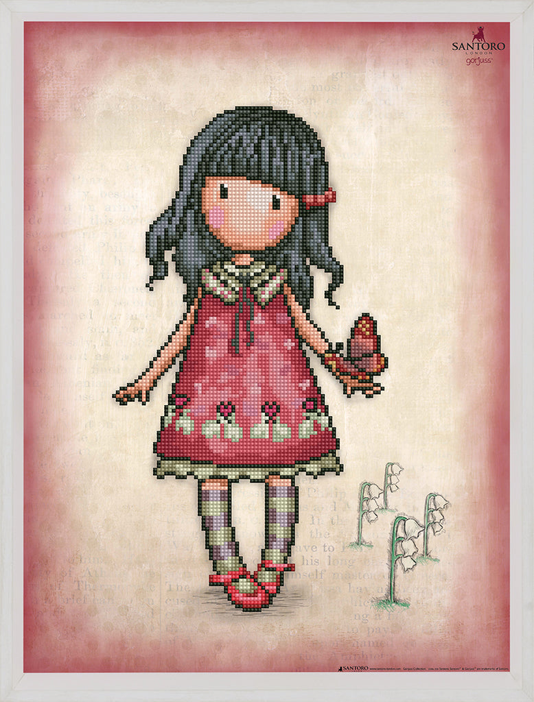 Vervaco Gorjuss Time to Fly Diamond Painting Kit - 37cm x 49cm