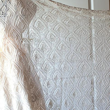 Rectangle lace shawl "Annabelle"