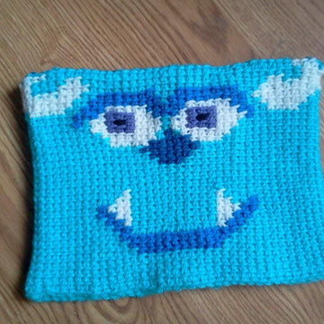 Sack Beanie - Sulley from Monsters Inc Inspired