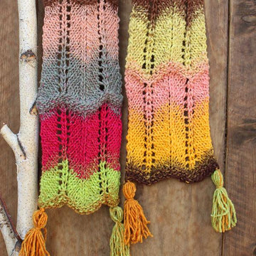 Autumn Joy Lace Scarf